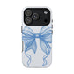 Coquette Blue Bow iPhone Case
