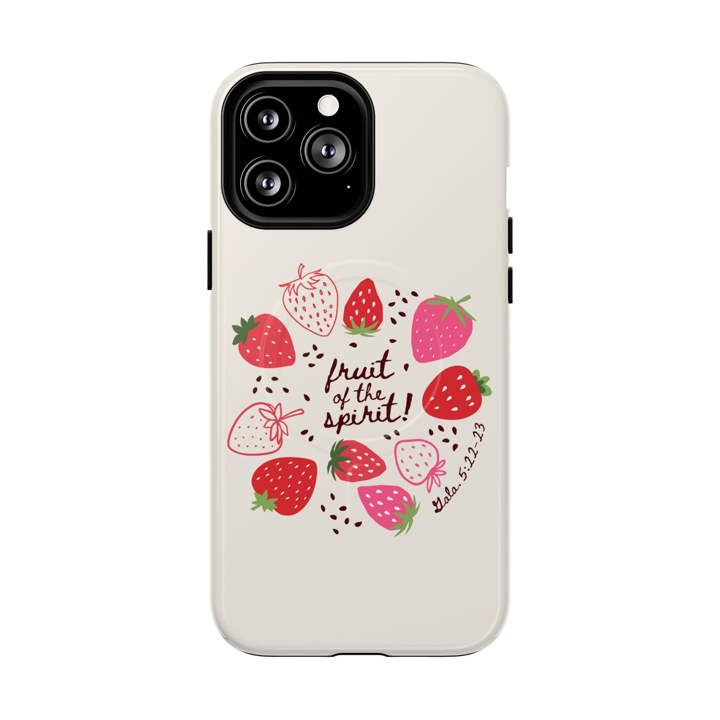 Fruits of the Spirit - Cream Phone Case