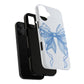 Coquette Blue Bow iPhone Case
