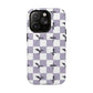 Dragon Check Phone Case — Lavender