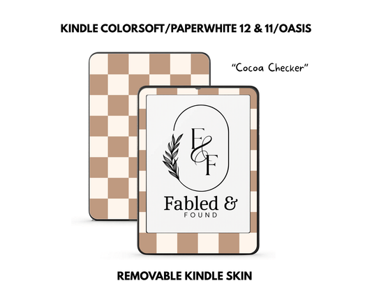 Cocoa Checker - Kindle Skin