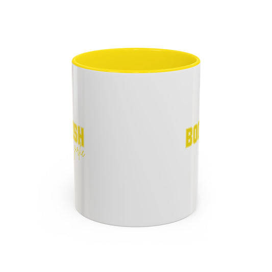 Bookish Girlie Yellow Coffee, Accent Mugs for Readers, Perfect Gift for Book Lovers, Cozy Home Decor, Literary Gift Idea