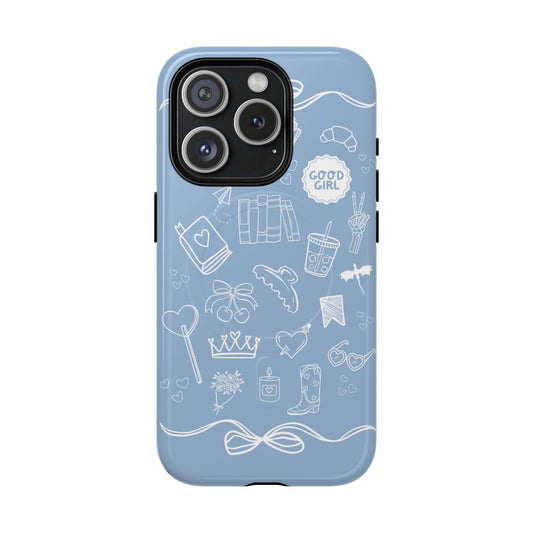 French Blue Bookish iPhone Case