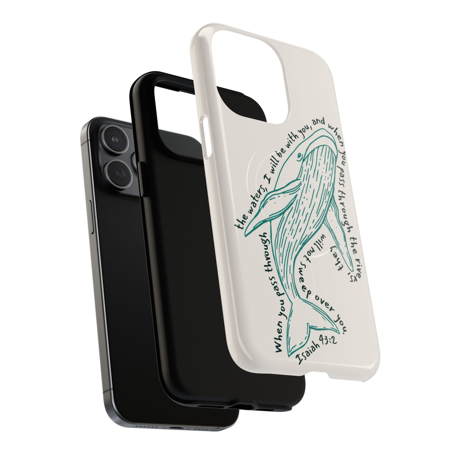 Deep Waters - Cream Phone Case