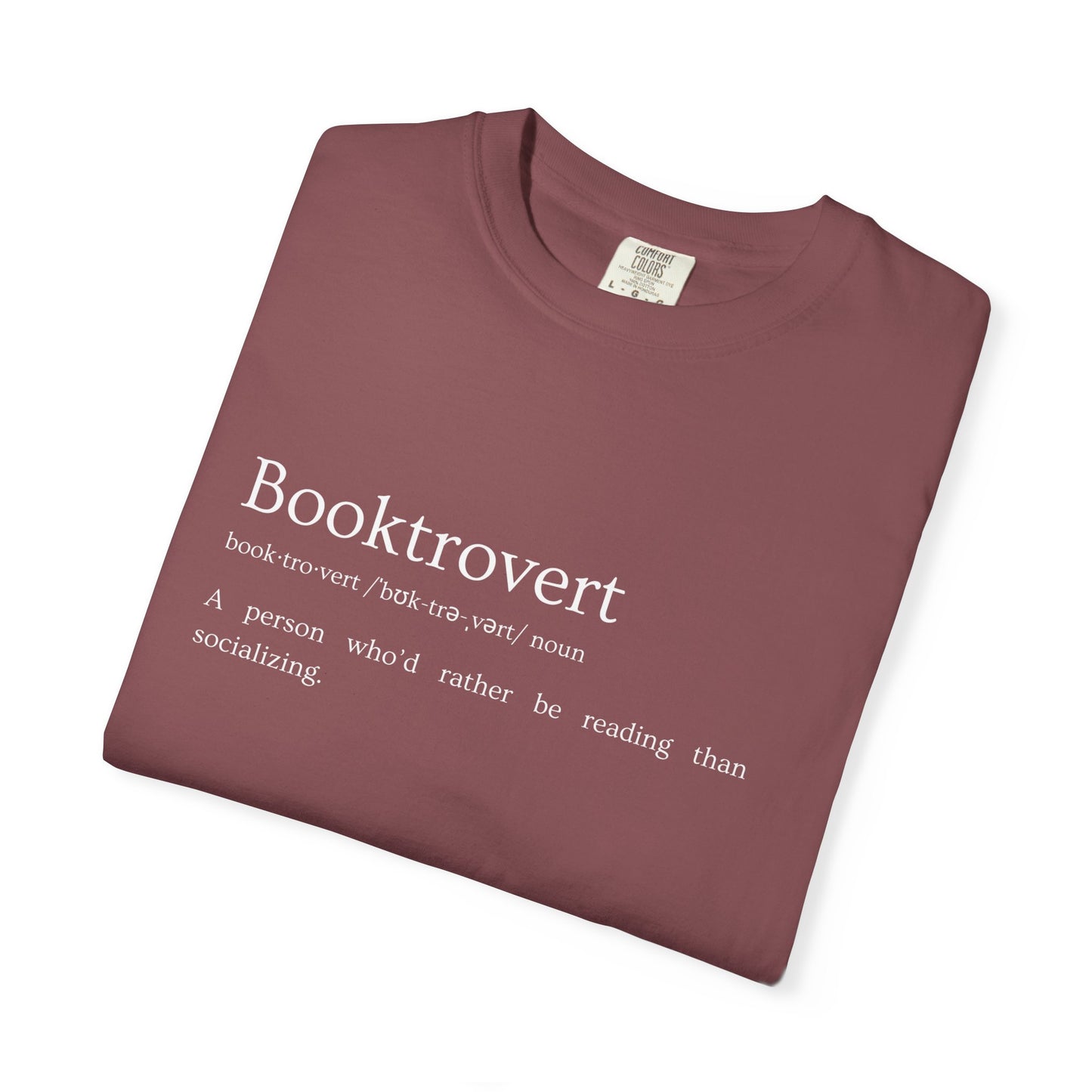 Booktrovert - Comfort Colors Tee