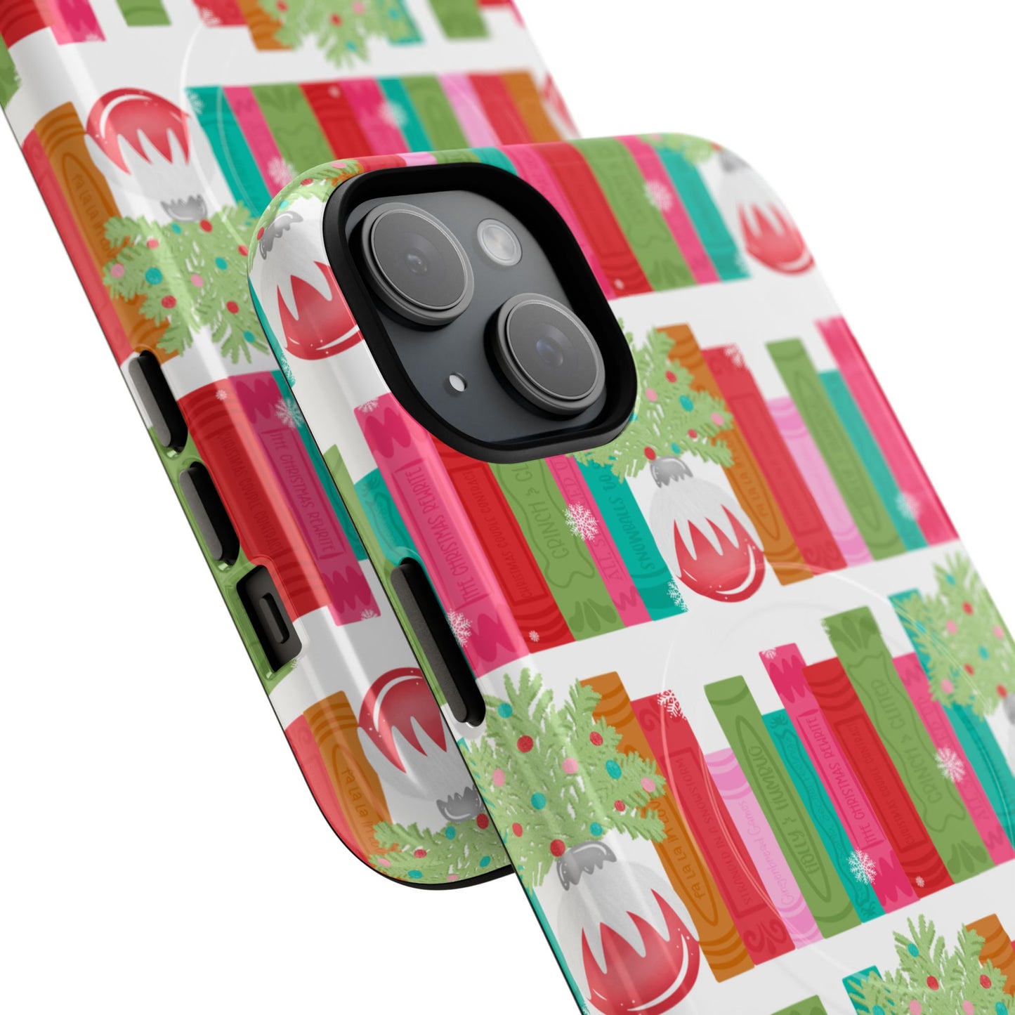 Christmas Bookshelf - Phone Case