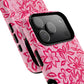 Hot Pink Floral iPhone Case