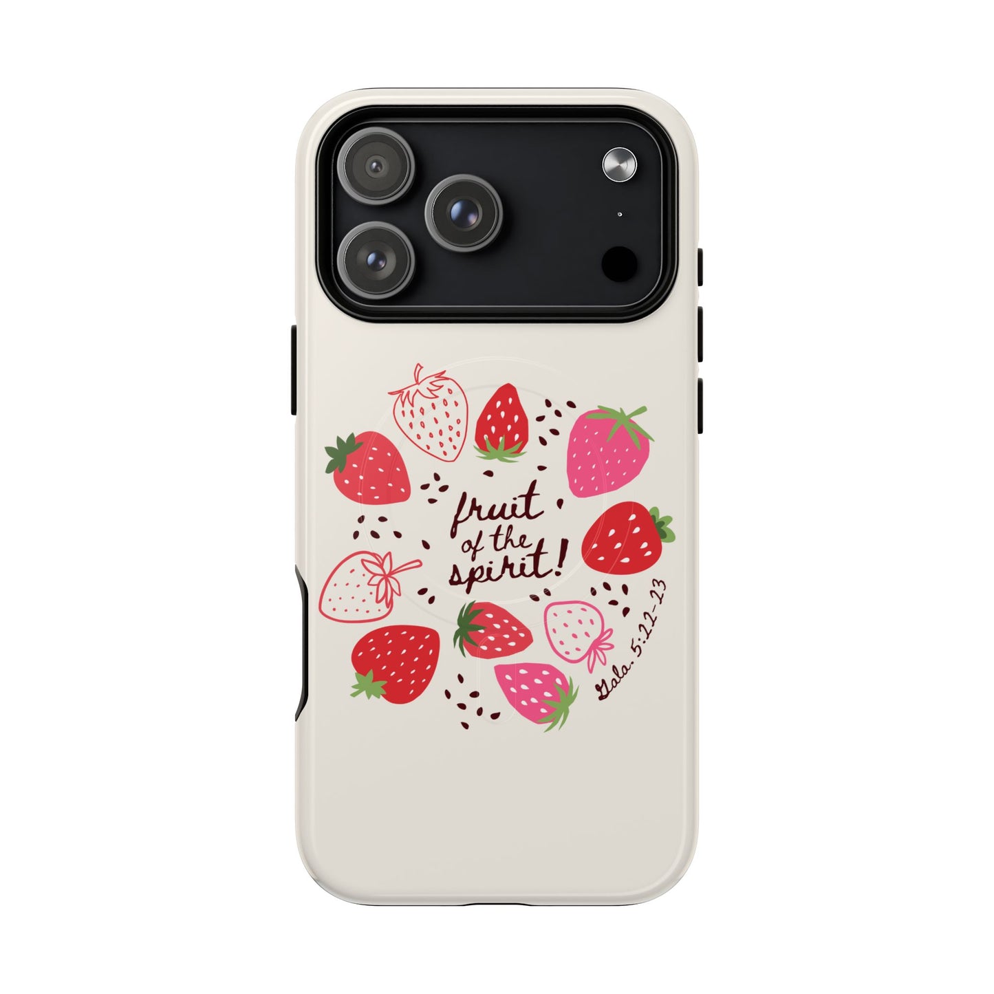 Fruits of the Spirit - Cream Phone Case