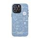 French Blue Bookish iPhone Case