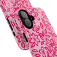 Hot Pink Floral iPhone Case