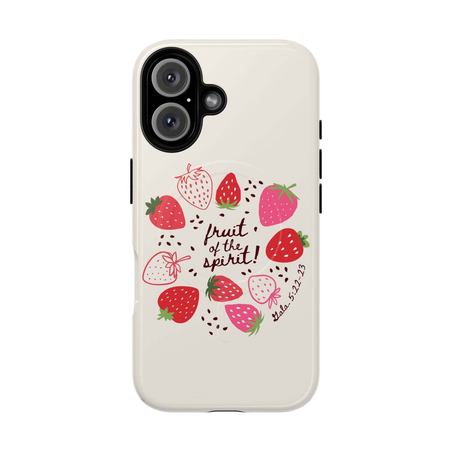 Fruits of the Spirit - Cream Phone Case