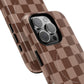 Cocoa Checkered Phone Case