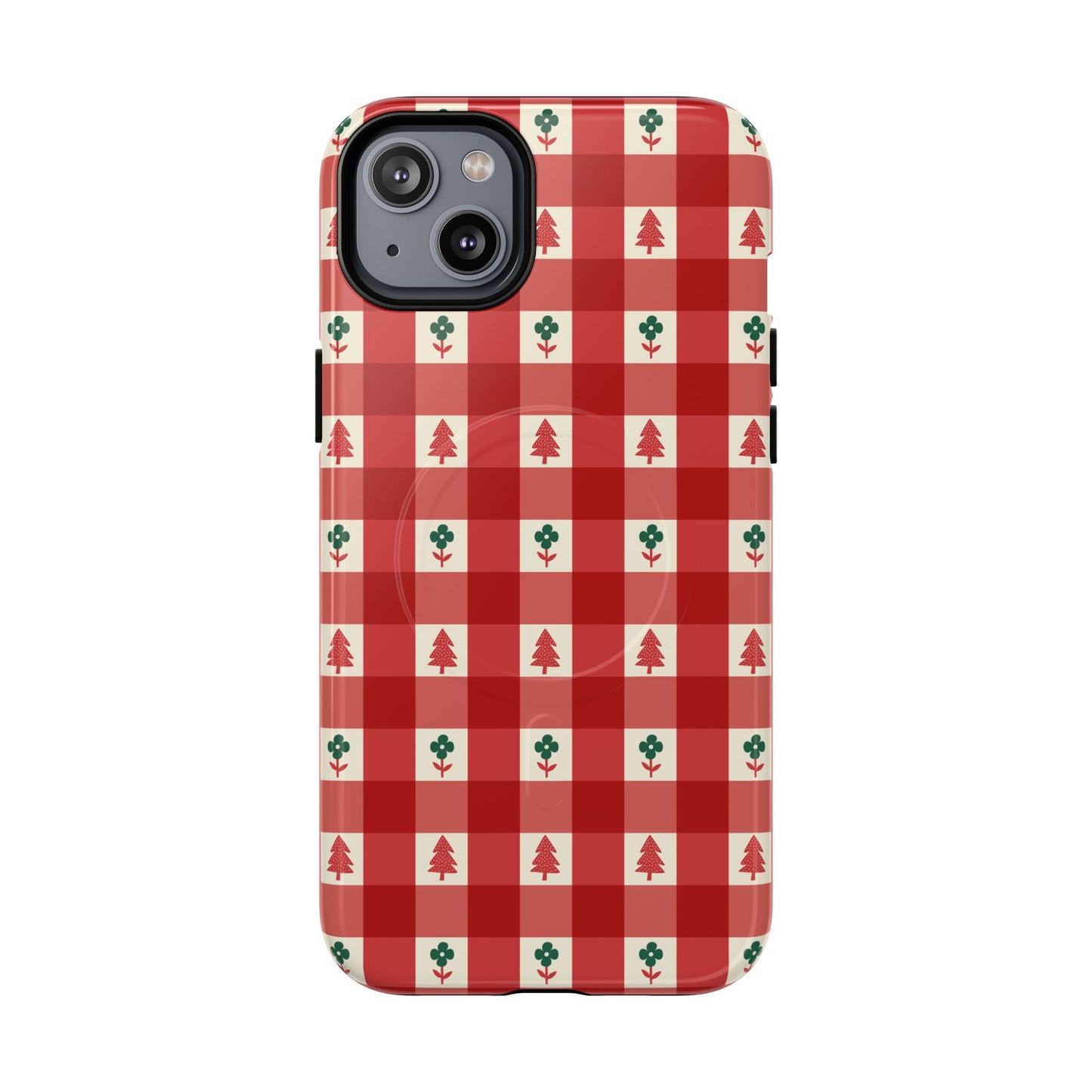 Red Gingham Holiday - Phone Case