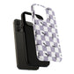 Dragon Check Phone Case — Lavender