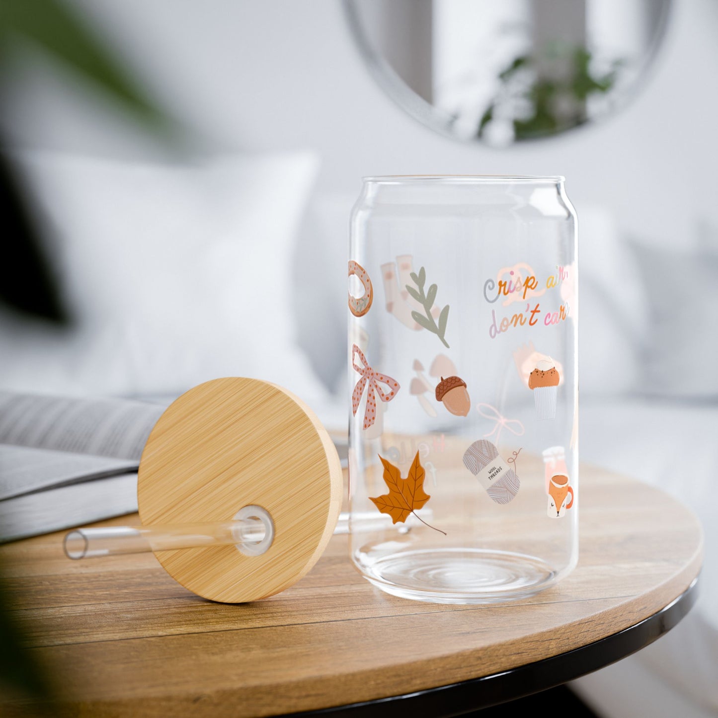 Fall Girlie - Glass Cup