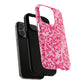 Hot Pink Floral iPhone Case
