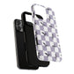 Dragon Check Phone Case — Lavender