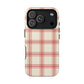 Red and White Plaid - Phone Case
