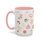 Fall Girlie Coffee Mug, Cute Mug, Fall Decor, Seasonal Gift, Cozy Drinkware, Coffee Lover's Mug, Whimsical Autumn Coffee Cup