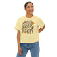 Kind Words Are Like Honey (Single Sided) - Faith Crop Tee