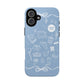 French Blue Bookish iPhone Case