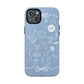 French Blue Bookish iPhone Case