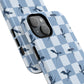 Dragon Check Phone Case — Blue