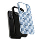 Dragon Check Phone Case — Blue