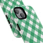 Green Gingham iPhone Case
