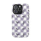 Dragon Check Phone Case — Lavender