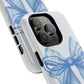 Coquette Blue Bow iPhone Case