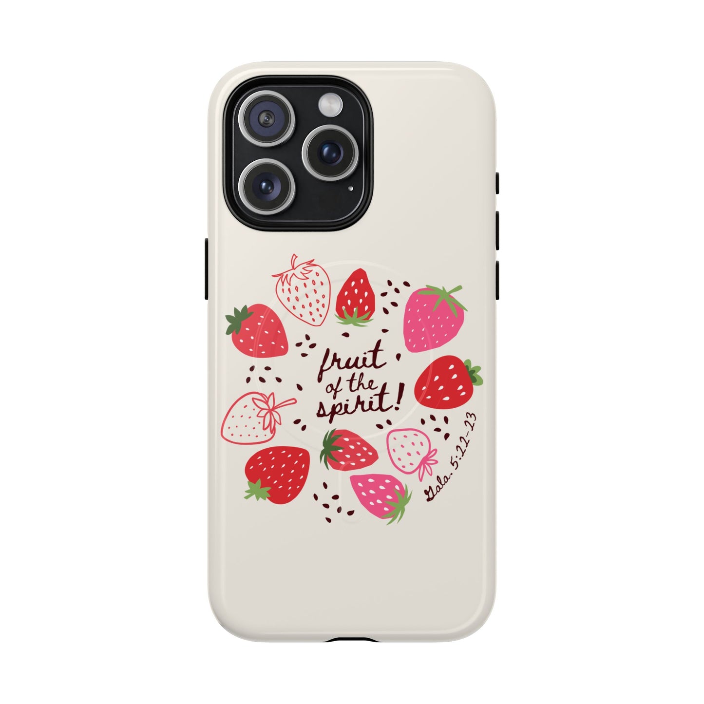 Fruits of the Spirit - Cream Phone Case