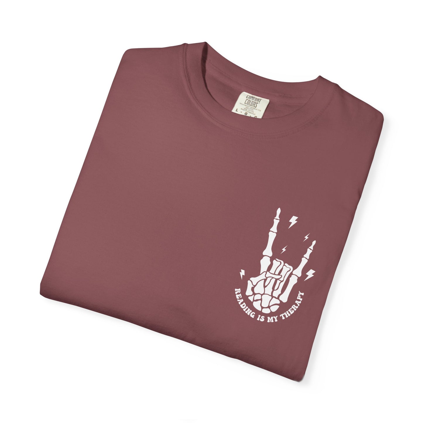 Reading is my Therapy - Comfort Colors Tee