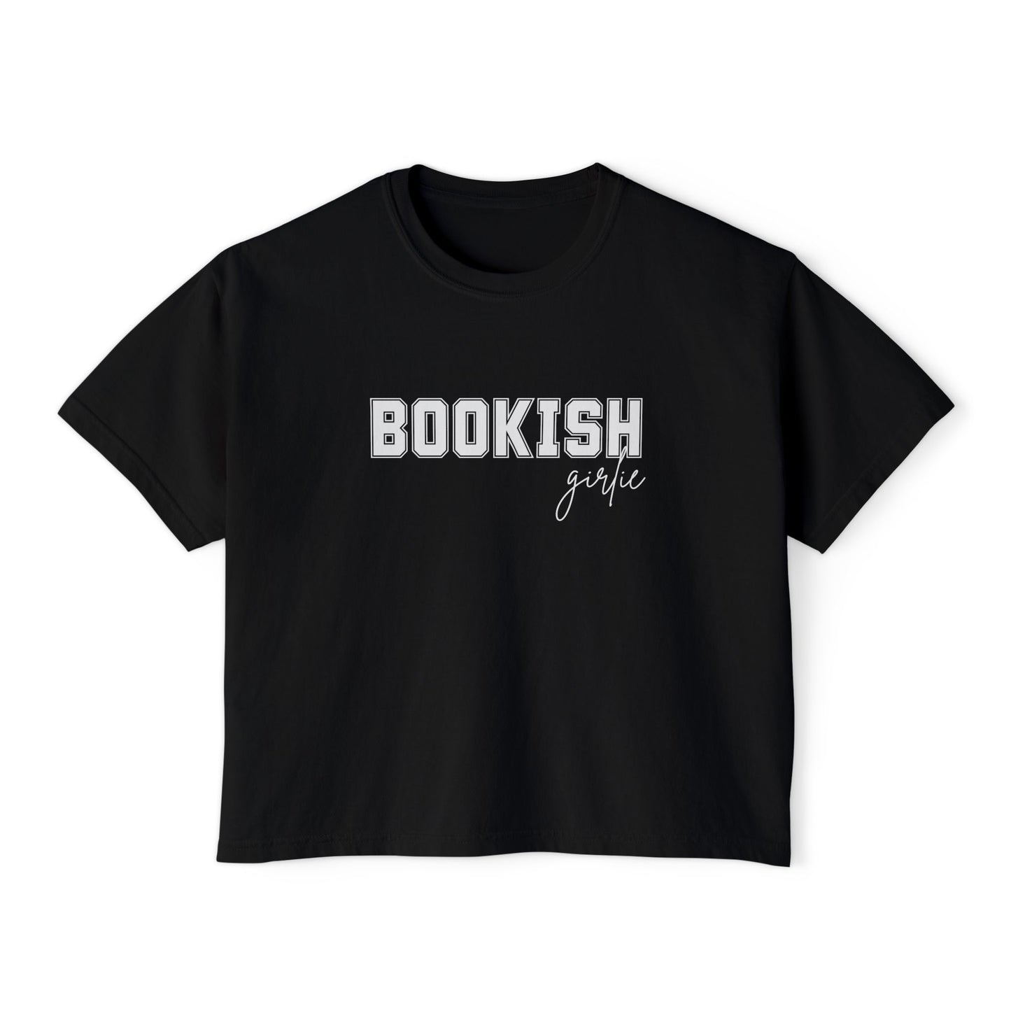 Bookish Girlie - Comfort Colors Crop Tee