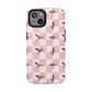 Dragon Check Phone Case — Pink