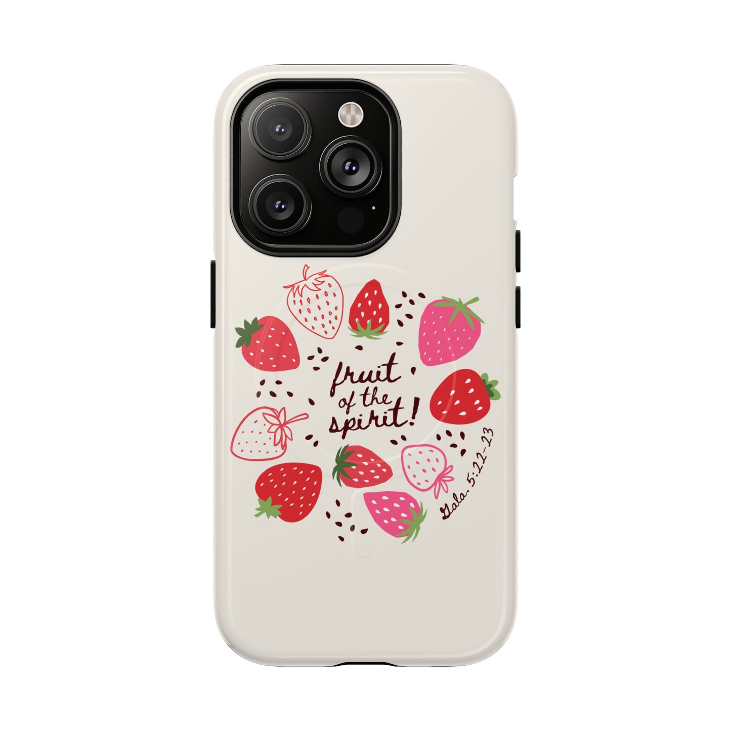 Fruits of the Spirit - Cream Phone Case