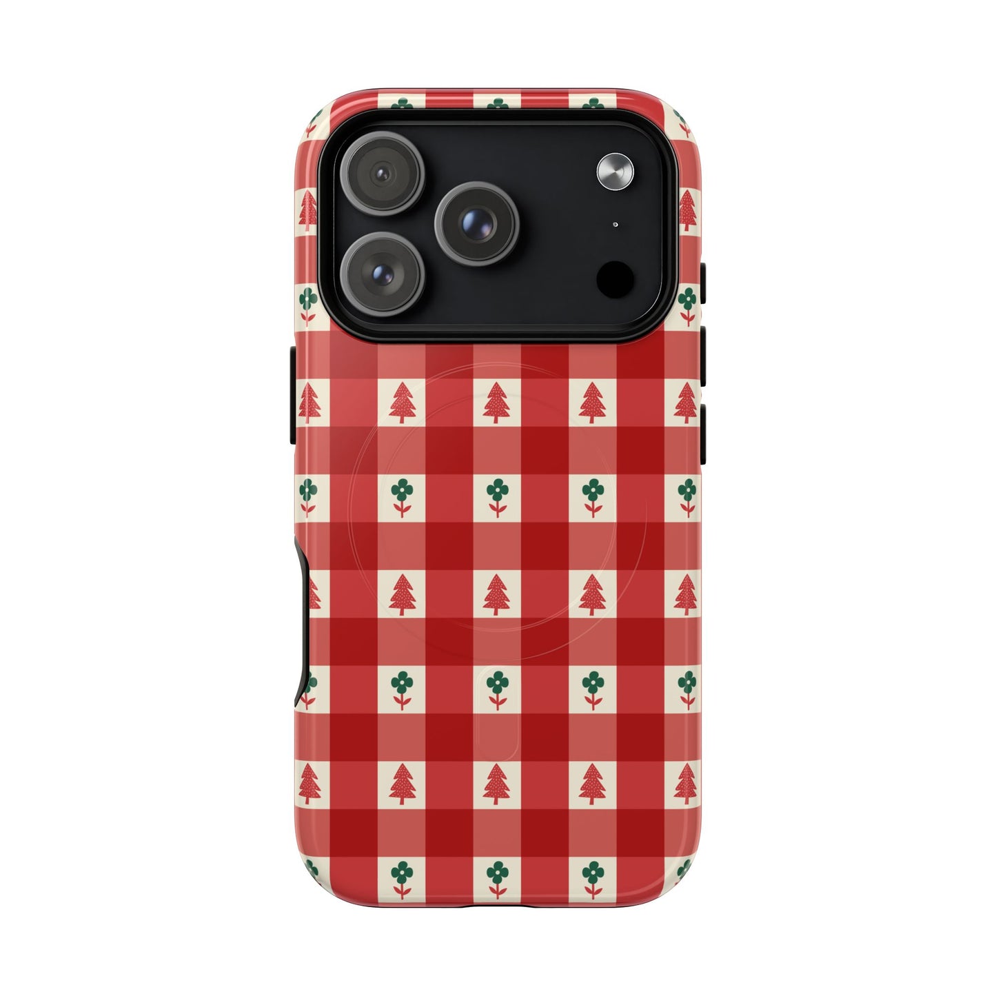 Red Gingham Holiday - Phone Case