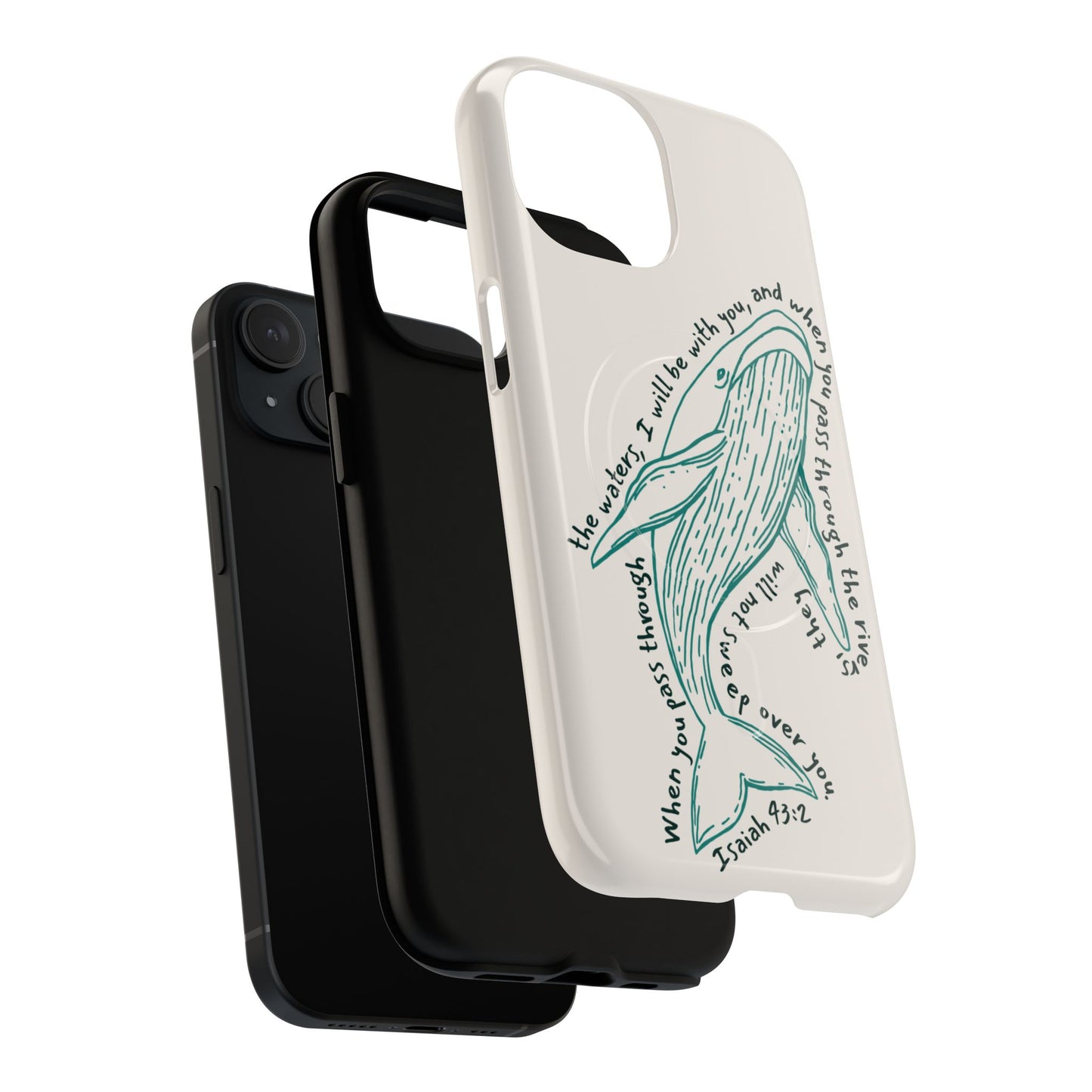 Deep Waters - Cream Phone Case