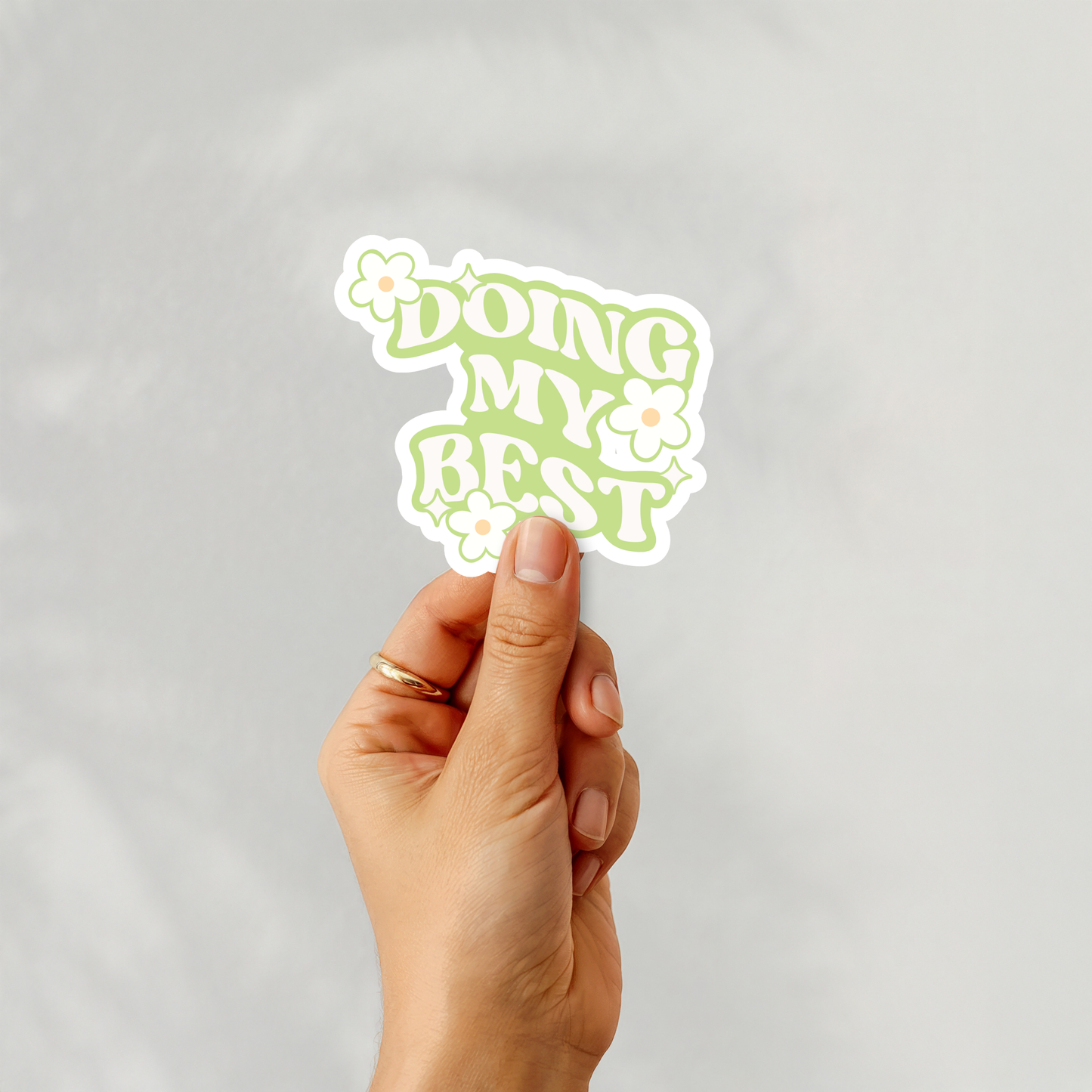 Doing My Best - Sticker