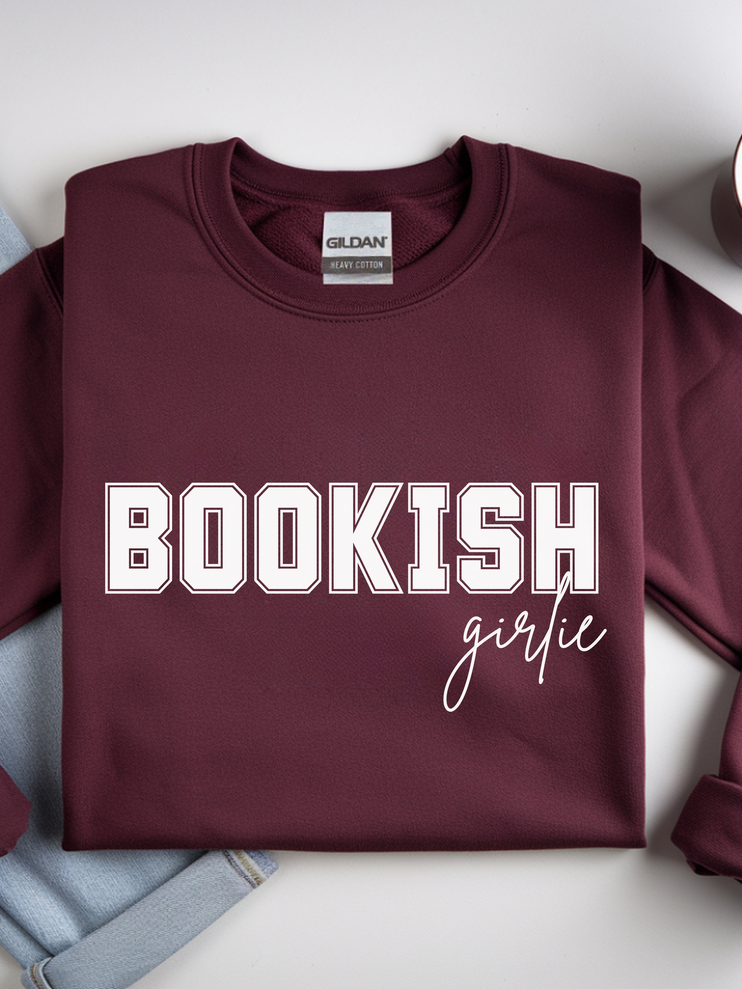 Bookish Girlie - Crewneck Sweatshirt