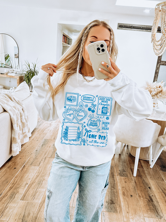 Tropes Sweatshirt (Blue Font)