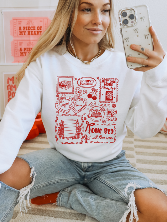 Tropes Sweatshirt (Red Font)