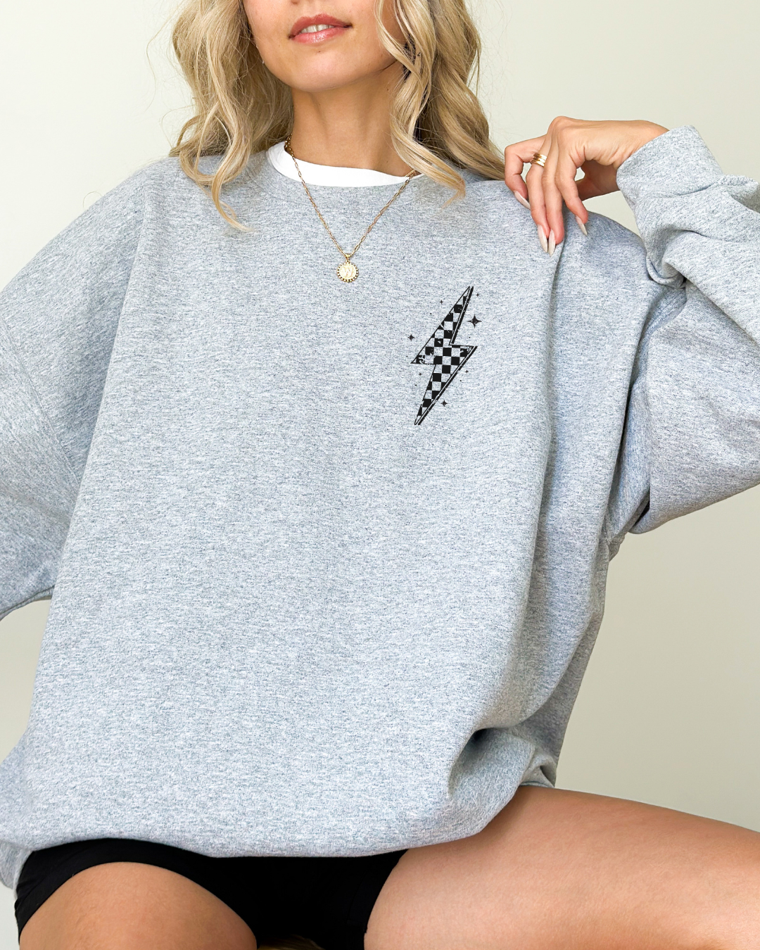 Motherhood Grunge Front and Back - Sweatshirt