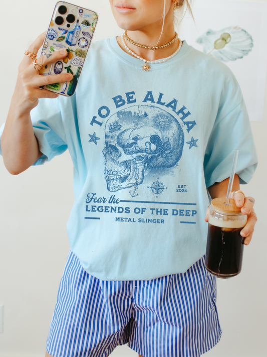 Legends of the Deep - Comfort Colors® Tee, Officially Licensed Metal Slinger Shirt