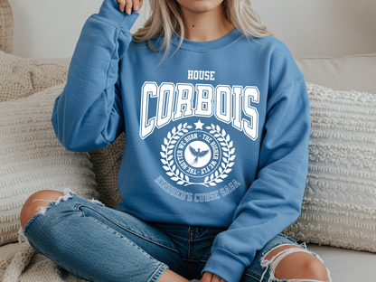 Kindred's Curse Saga House Corbois Sweatshirt, Spark Heat Glow of the Everflame, Officially Licensed Penn Cole