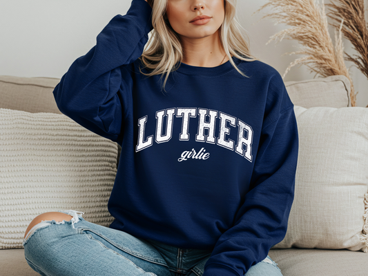 Kindred's Curse Saga Luther Girlie Sweatshirt, Spark of the Everflame, Officially Licensed Penn Cole, Glow of the Everflame, Heat