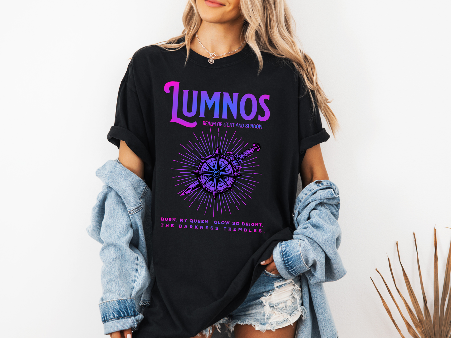 Lumnos Blue Gradient - Comfort Colors Tee - Officially Licensed Kindreds Curse Saga Shirt