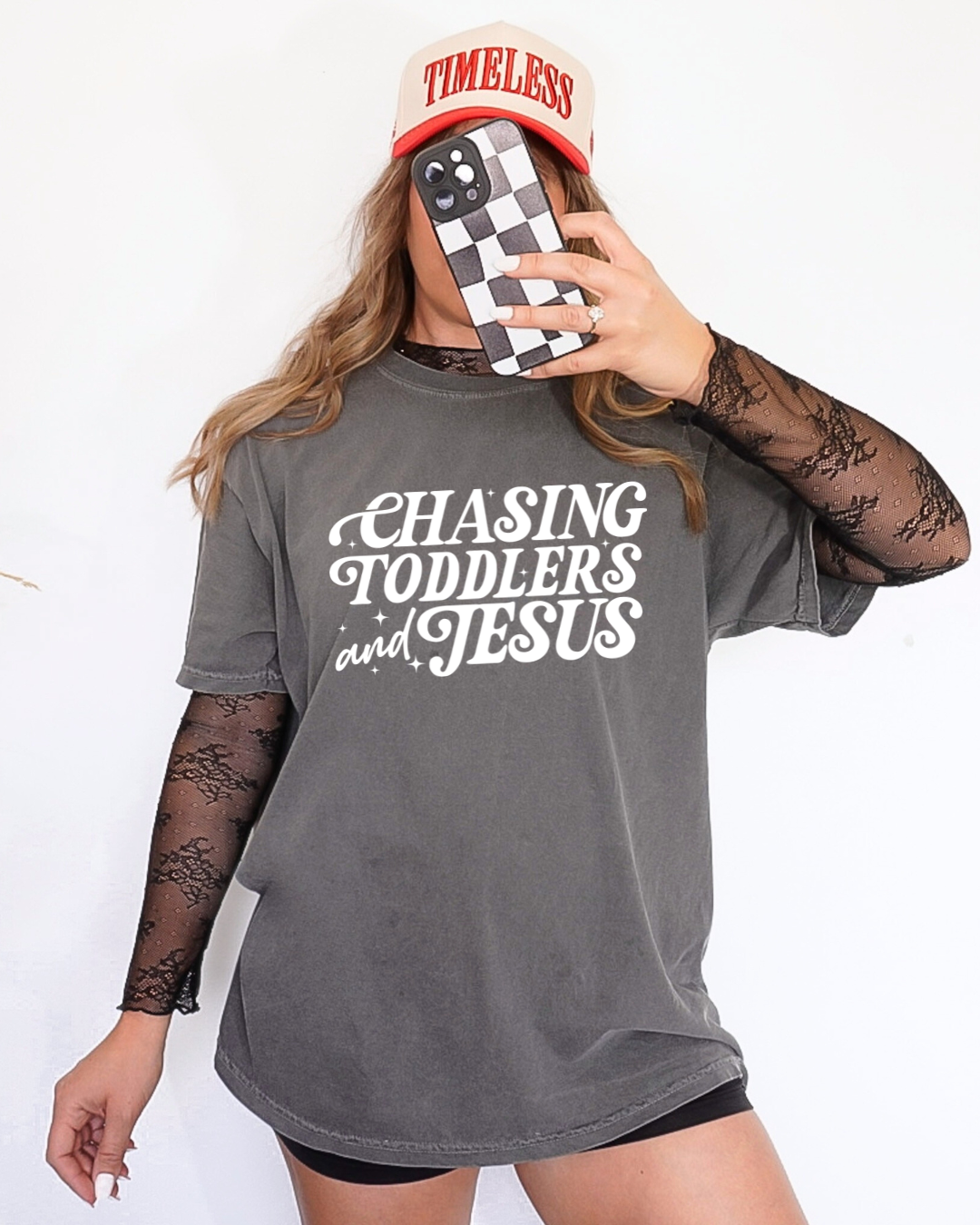 Chasing Toddlers and Jesus - Comfort Colors Tee