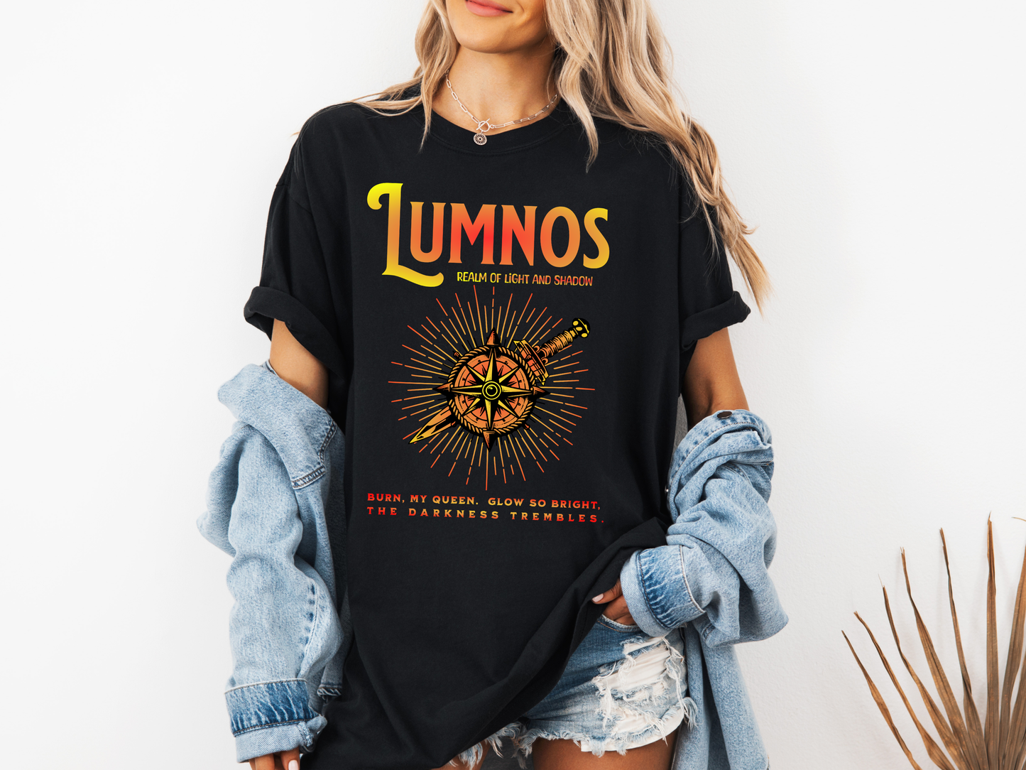Lumnos Orange Gradient - Comfort Colors Tee- Officially Licensed Kindred's Curse Saga Shirt