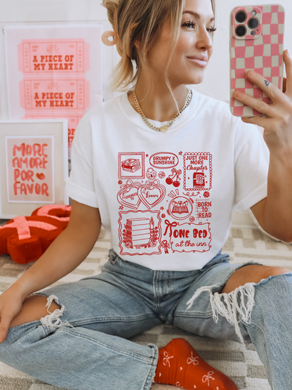 Tropes (Red) - Comfort Colors Tee